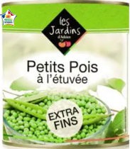 PETIT POIS EXTRA FINS ETUVEE 800G X12