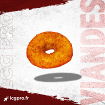 DONUT'S DE POULET AUX PEPITES DE FROMAGE FONDU SURGELÉS AVS 5KG 
