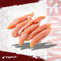 AIGUILLETTES DE POULET FRAIS 10KG HALAL AVS/ACHAHADA 