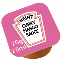Sauce CURRY MANGO Coupelle 25g x 100 HEINZ