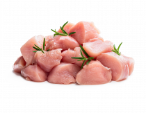 FILET POULET CUBE FRAIS EN BARQUETTE 4X2,5KG HALAL DEENI