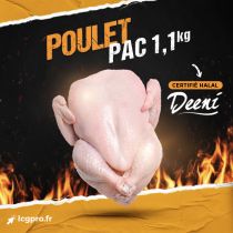 Poulet PAC 1,1kg FRAIS HALAL ACHAHADA