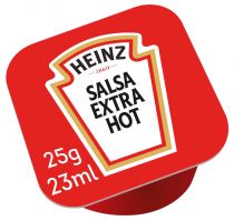 Sauce SALSA HOT Coupelle 25g x 100 HEINZ