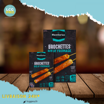 BROCHETTES BOEUF FROMAGE 30X31G HALAL